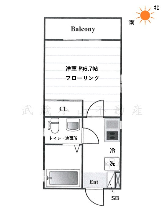 小山５丁目の部屋