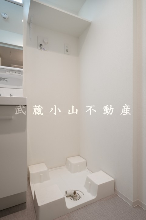TGM武蔵小山の1Kタイプの室内洗濯機置場