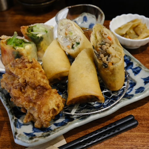 はるまきバトンのBATON春巻き定食