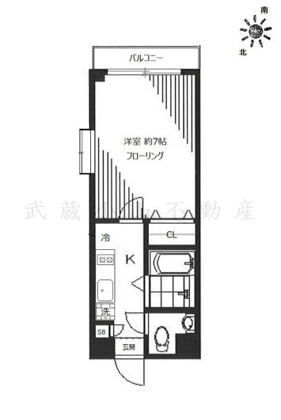 グランデールかむろ坂の間取図