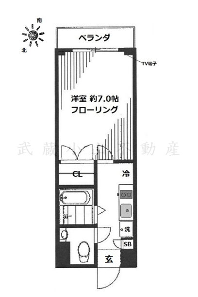 グランデールかむろ坂の間取図