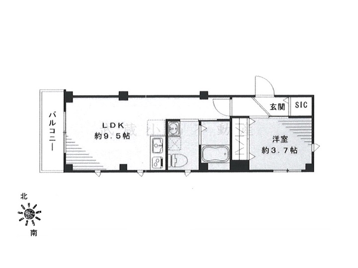 ラシーネ武蔵小山の間取り