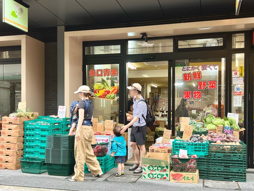 矢口青果西小山店の外観