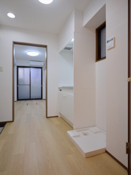 ブラッサムの室内洗濯機置場